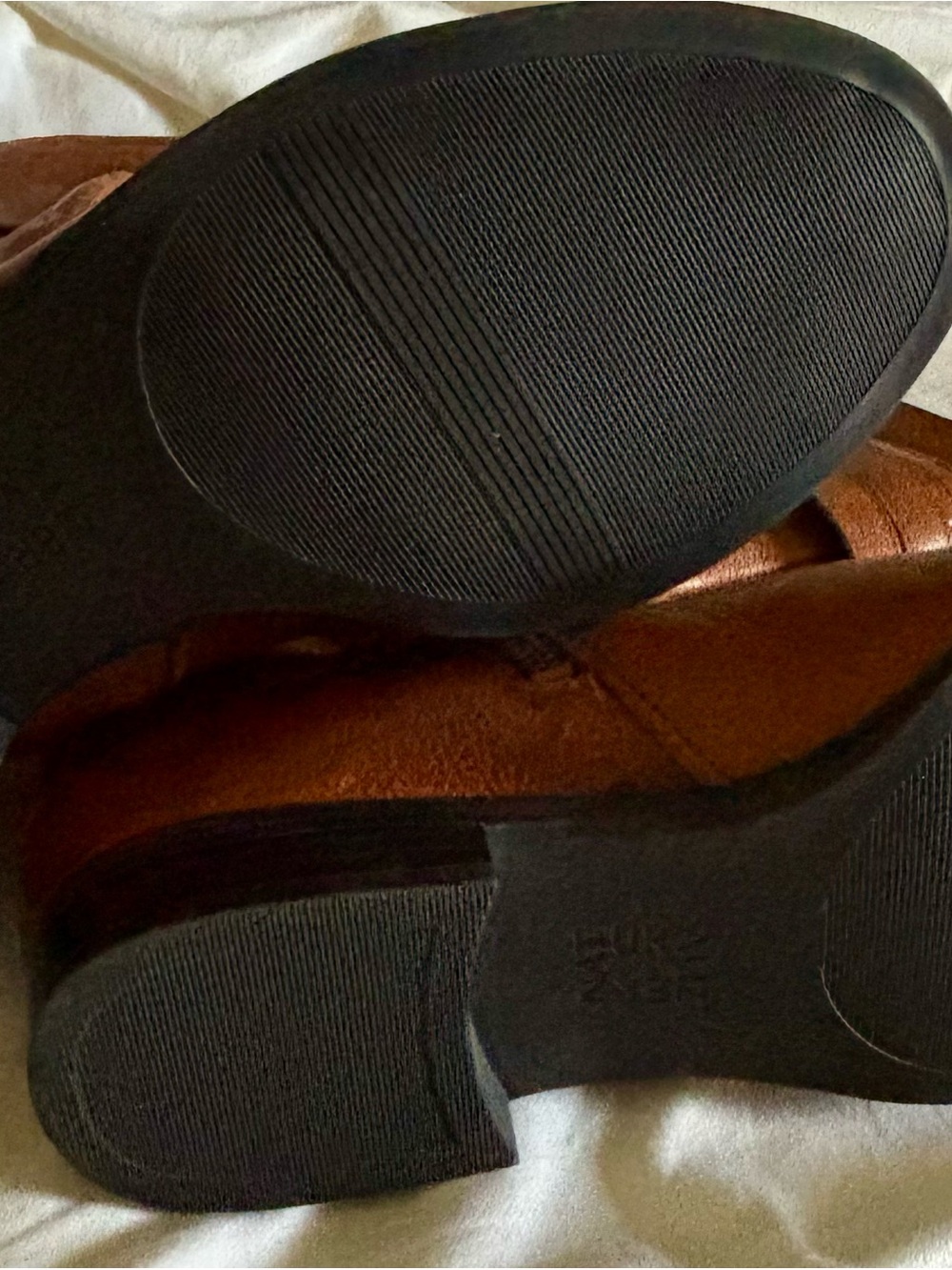 ✨ Naturalizer Jessie Leather Wide Calf Friendly Riding Boots Brown Worn Twice! ✨ - Picture 10 of 14